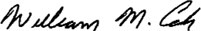 -s- William M. Cook