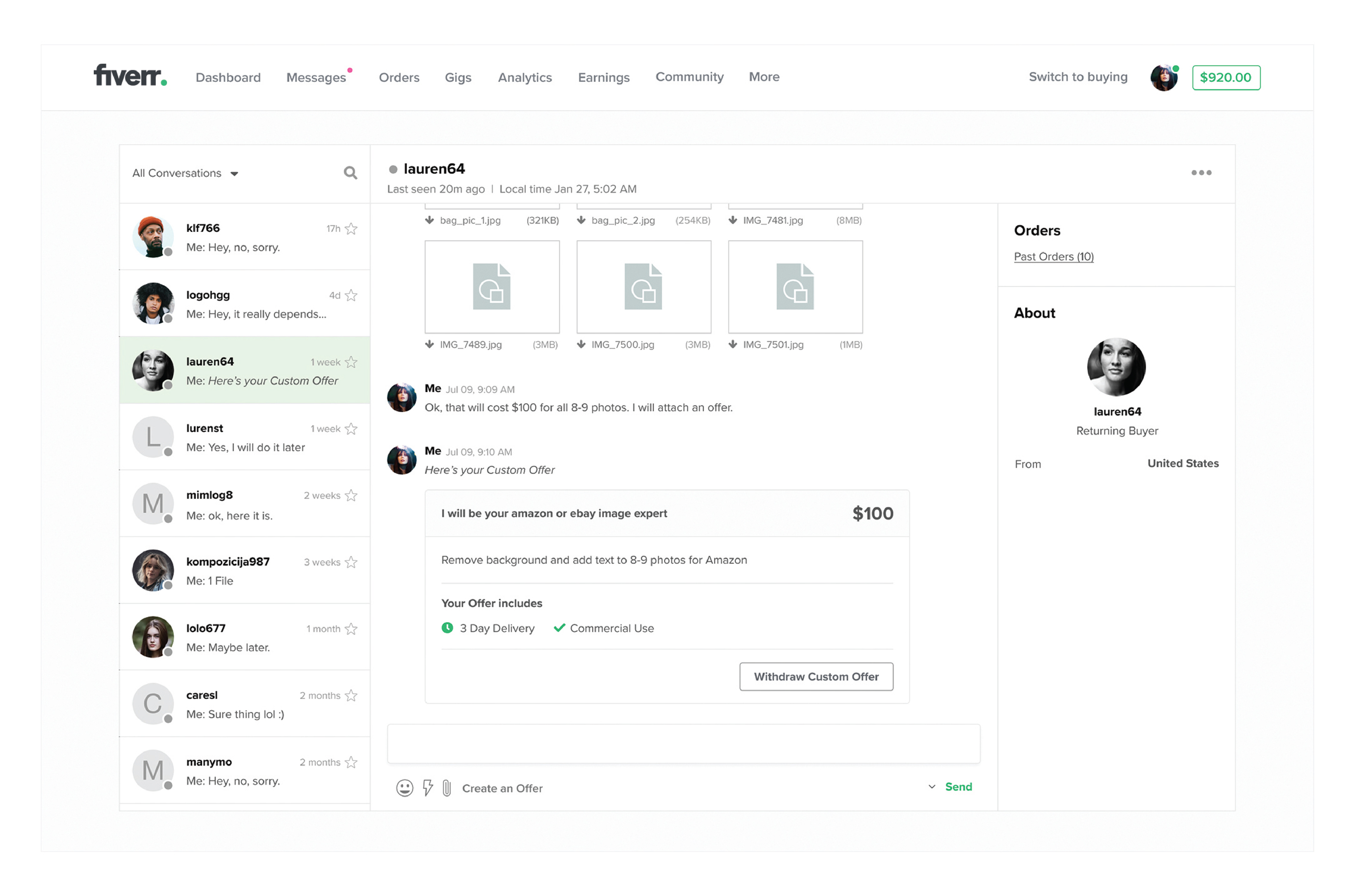 image provided by client