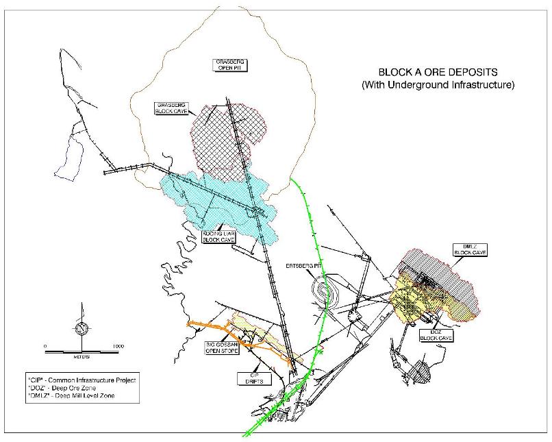 Grasberg Block A Map 2