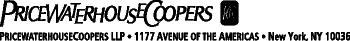 PRICEWATERHOUSECOOPERS letterhead