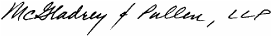 (MCGLADREY & PULLEN, LLP)