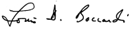 (LOUIS D. BOCCARDI SIGNATURE)