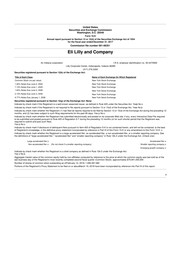 Eli Lilly - Annual Reports (10-K)