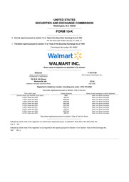 Walmart - Annual Reports (10-K)