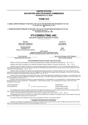 FTI Consulting - Annual Reports (10-K)