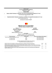 Mastercard - Annual Reports (10-K)