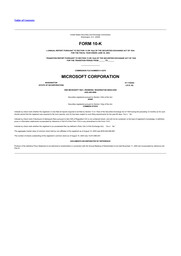 Microsoft - Annual Reports (10-K)