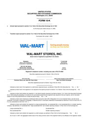 Walmart - Annual Reports (10-K)