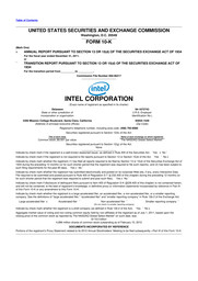 Intel - Annual Reports (10-K)