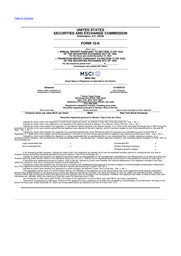 MSCI - Annual Reports (10-K)