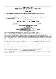 Microsoft - Annual Reports (10-K)