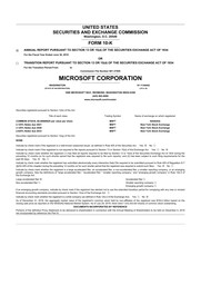 Microsoft - Annual Reports (10-K)