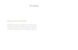Nestlé - Rapports annuels