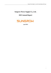 Sungrow Power Supply - Annual Reports