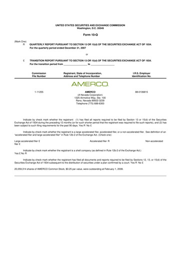 Thumbnail U-Haul 10-Q Quarterly Report FY 