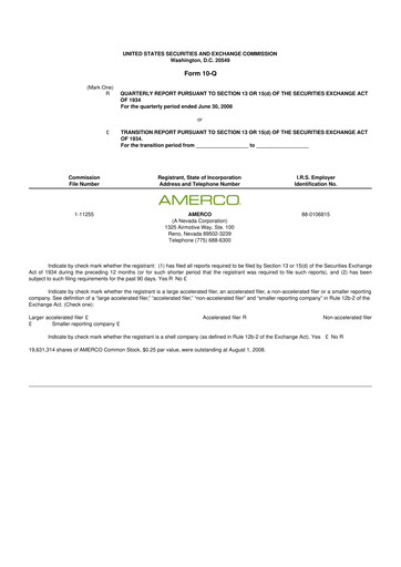 Thumbnail U-Haul 10-Q Quarterly Report FY 