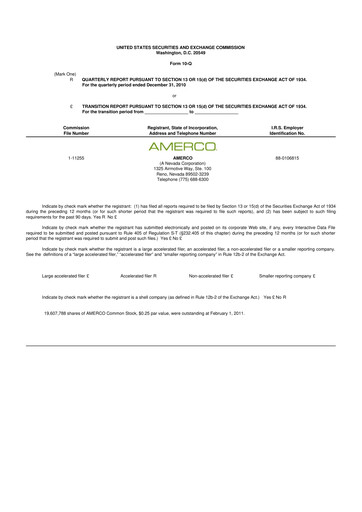 Thumbnail U-Haul 10-Q Quarterly Report FY 