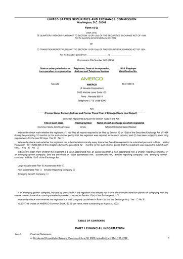 Thumbnail U-Haul 10-Q Quarterly Report FY2023 