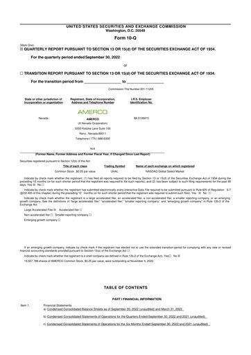 Thumbnail U-Haul 10-Q Quarterly Report FY2023 