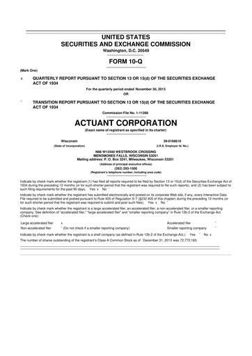 Thumbnail Enerpac Tool Group
 10-Q Quarterly Report FY2014 