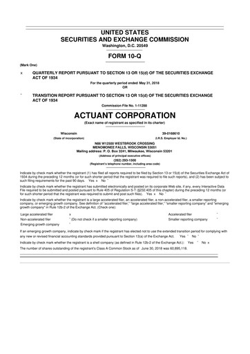 Thumbnail Enerpac Tool Group
 10-Q Quarterly Report FY2018 