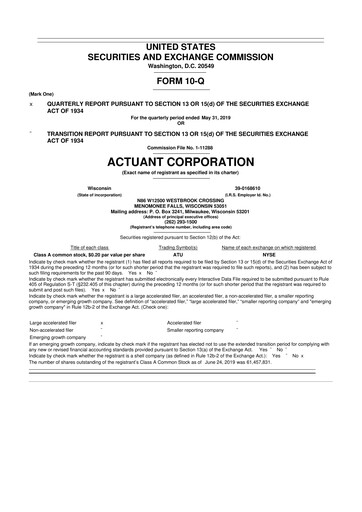 Thumbnail Enerpac Tool Group
 10-Q Quarterly Report FY2019 