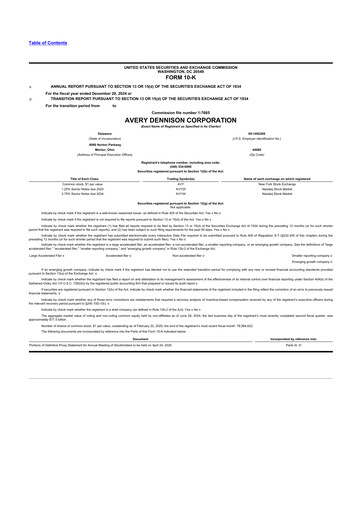 Thumbnail Avery Dennison
 10-K Annual Report 2024