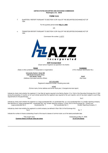 Thumbnail AZZ 10-Q Quarterly Report FY 