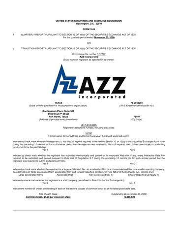 Thumbnail AZZ 10-Q Quarterly Report FY 