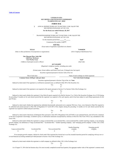 Thumbnail AZZ 10-K Annual Report 2017