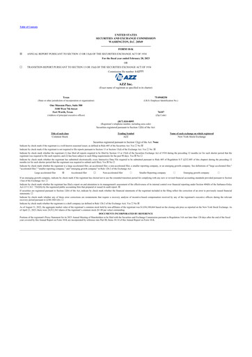 Thumbnail AZZ 10-K Annual Report 2023