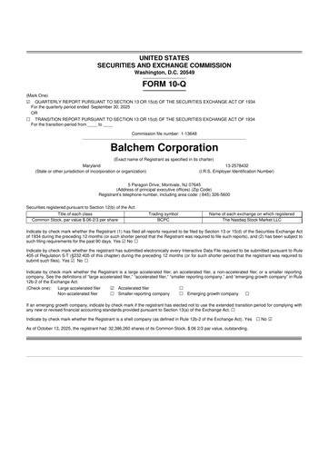 Thumbnail Balchem 10-Q Quarterly Report FY2025 