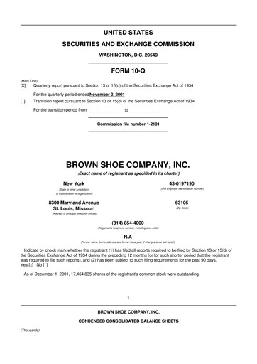 Thumbnail Caleres 10-Q Quarterly Report FY 
