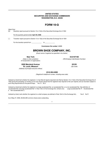 Thumbnail Caleres 10-Q Quarterly Report FY 