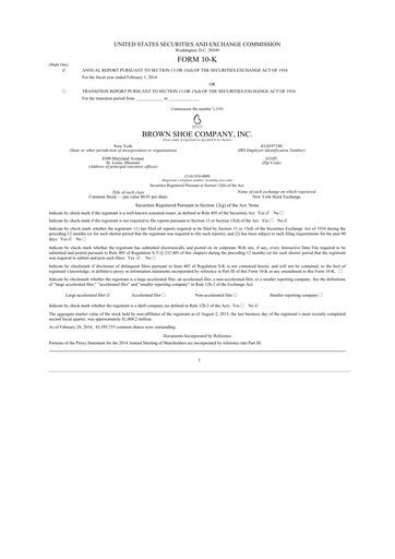 Thumbnail Caleres 10-K Annual Report 2013