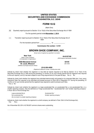 Thumbnail Caleres 10-Q Quarterly Report FY2014 