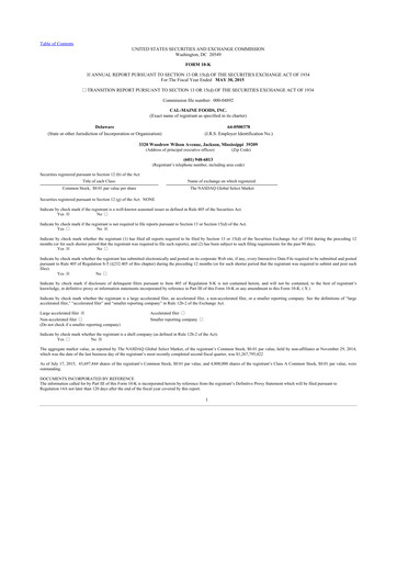 Thumbnail Cal-Maine Foods 10-K Annual Report 2015