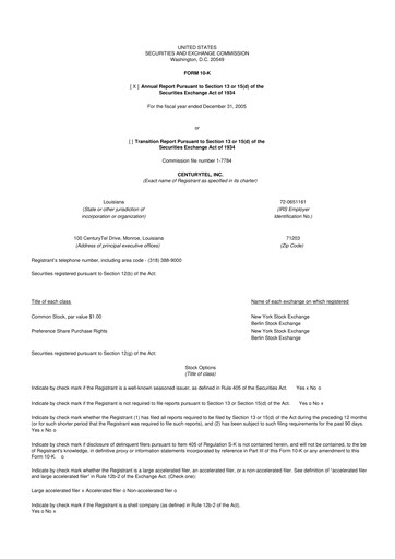 Thumbnail Lumen Technologies 10-K Annual Report 