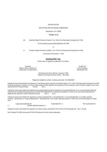 Vorschaubild Lumen Technologies 10-Q Quartalsbericht  