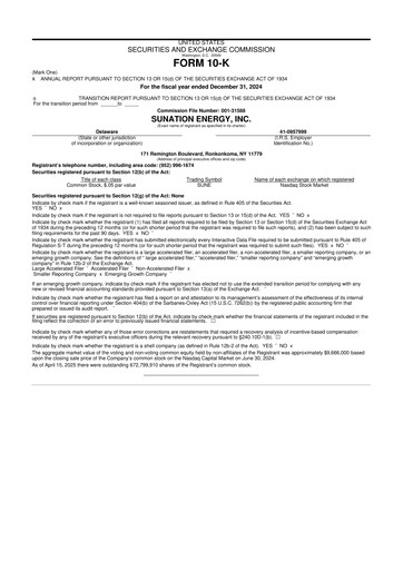 Thumbnail SUNation Energy Inc. 10-K Annual Report 2024