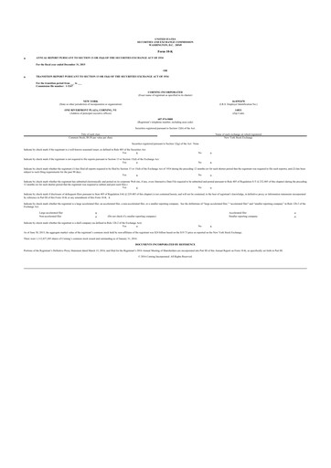 Thumbnail Corning 10-K Annual Report 2015