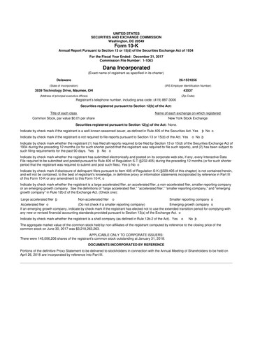 Thumbnail Dana Incorporated 10-K Annual Report 2017