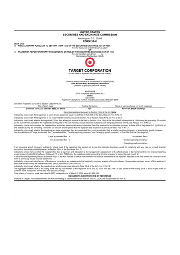 Thumbnail Target 10-K Annual Report 2023