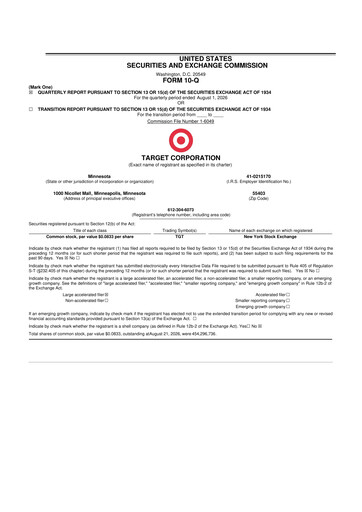 Thumbnail Target 10-Q Quarterly Report FY2026 