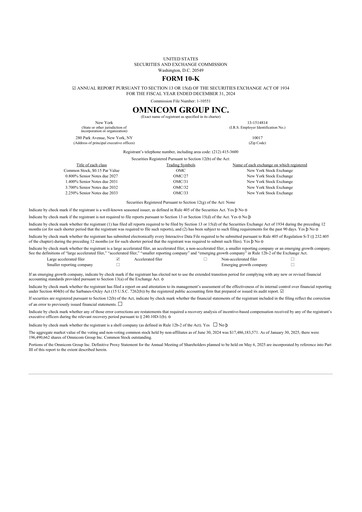 Thumbnail Omnicom Group 10-K Annual Report 2024