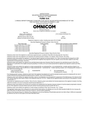 Thumbnail Omnicom Group 10-K Annual Report 2025