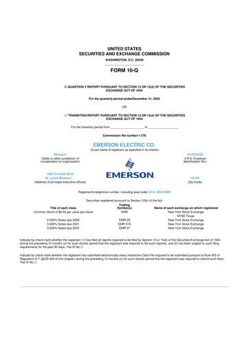 Thumbnail Emerson 10-Q Quarterly Report FY2026 