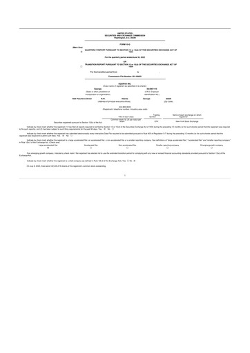 Vorschaubild Equifax 10-Q Quartalsbericht 2022 