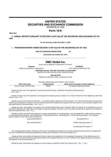 Thumbnail DMC Global 10-K Annual Report 2022