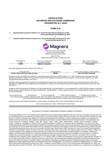 Thumbnail Magnera 10-Q Quarterly Report FY 